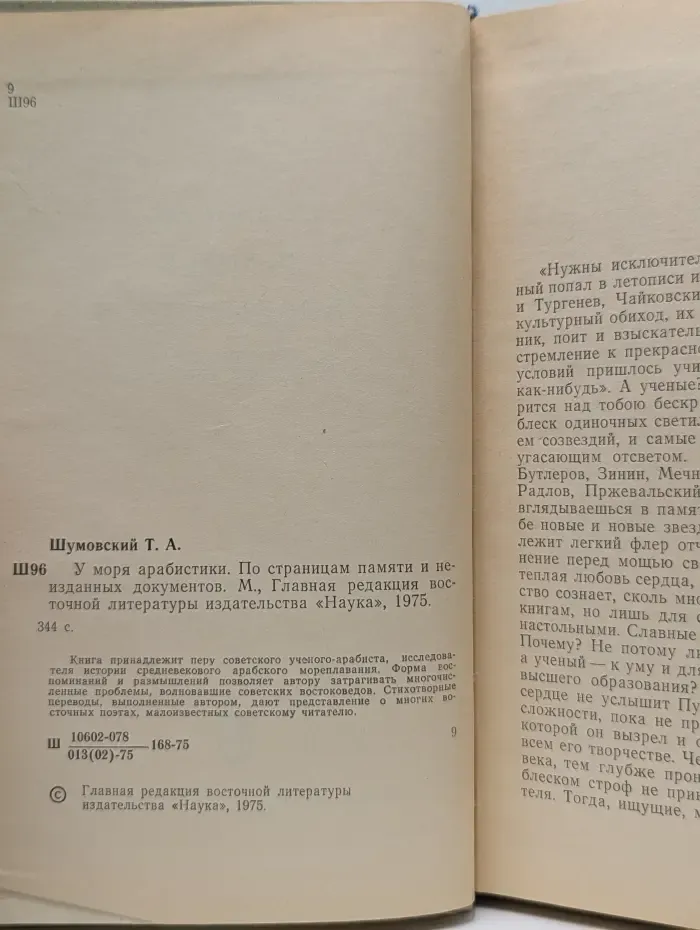 У моря арабистики