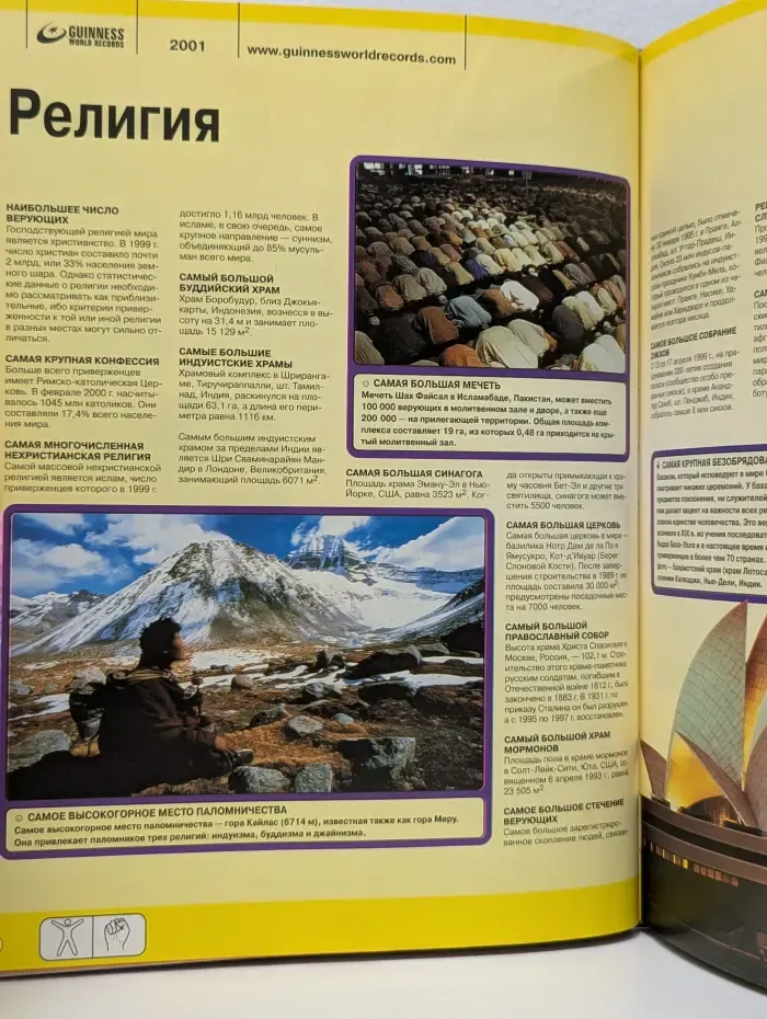 Книга рекордов Гиннесса. 2001
