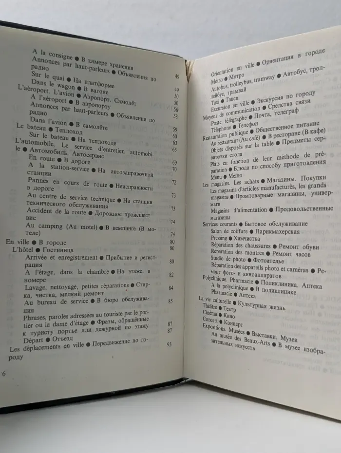 Французско-русский разговорник