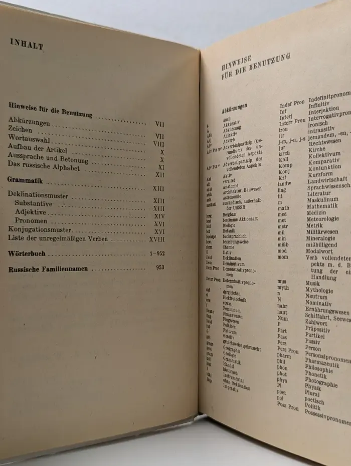 Wörterbuch Russisch-Deutsch