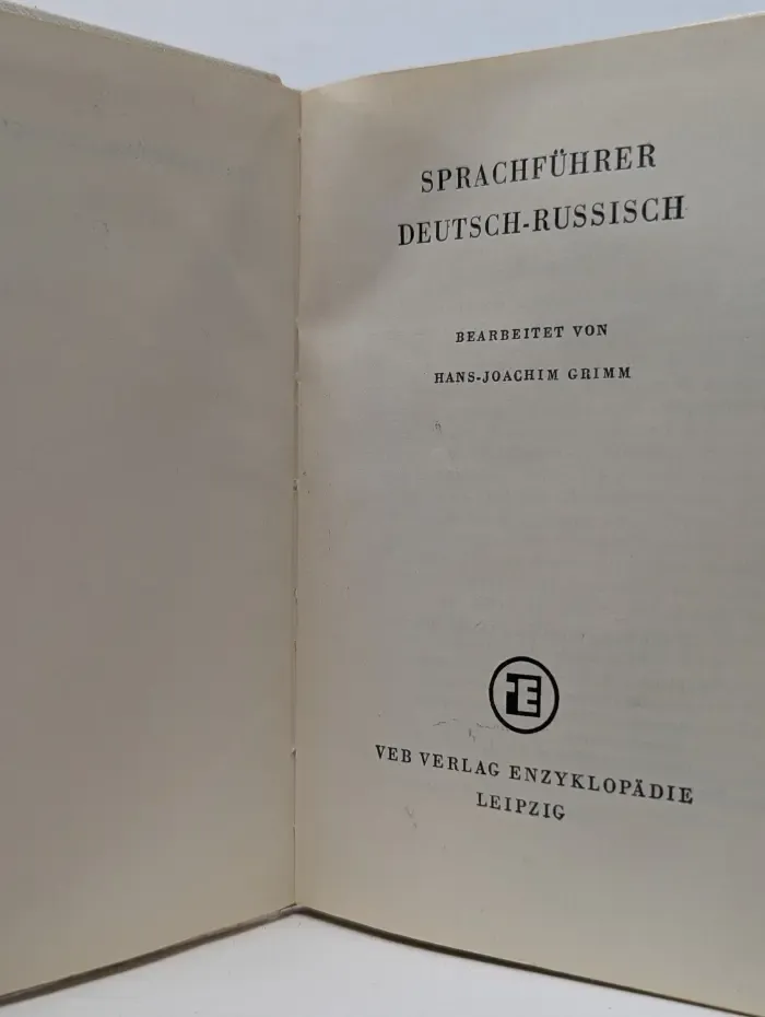 Sprachfuhrer Deutsch-Russisch