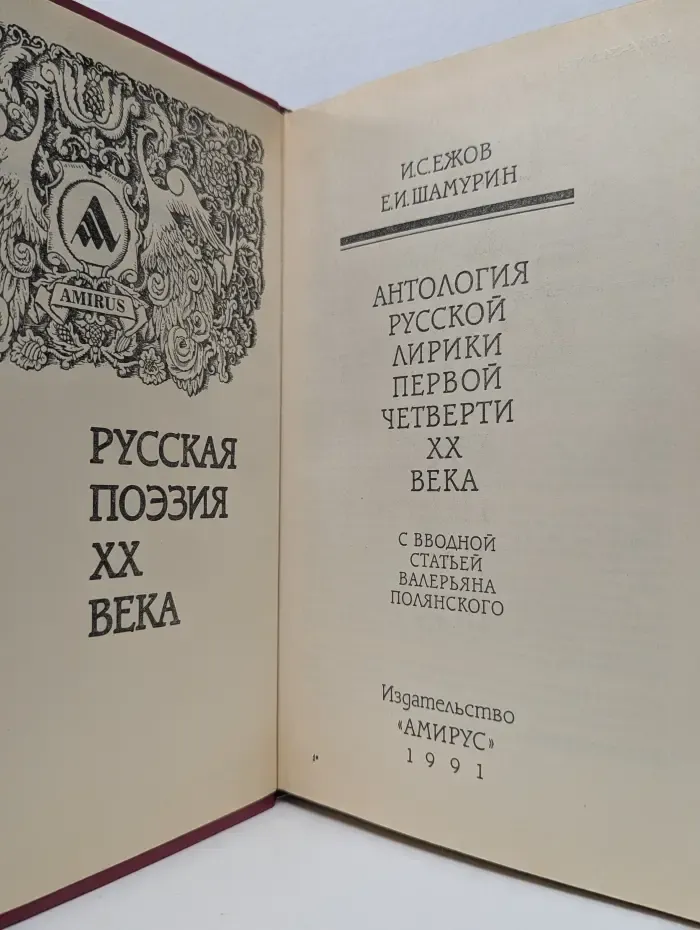 Русская поэзия XX века. Антология русской лирики первой четверти века
