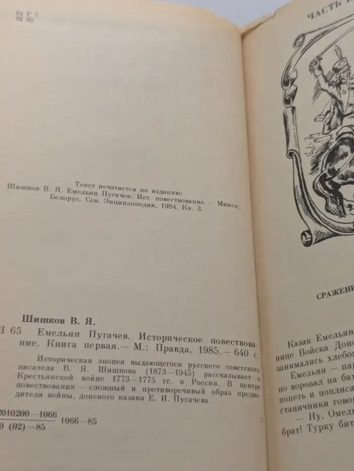 Емельян Пугачев. Роман в 3 книгах. Книга 1
