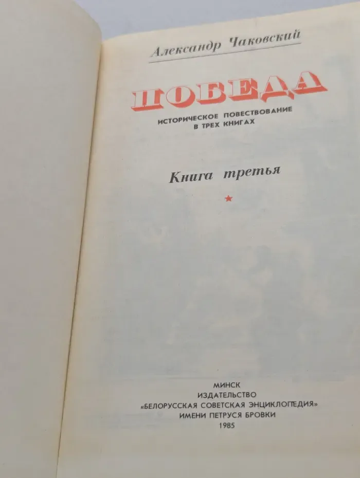 Победа. Книга 3