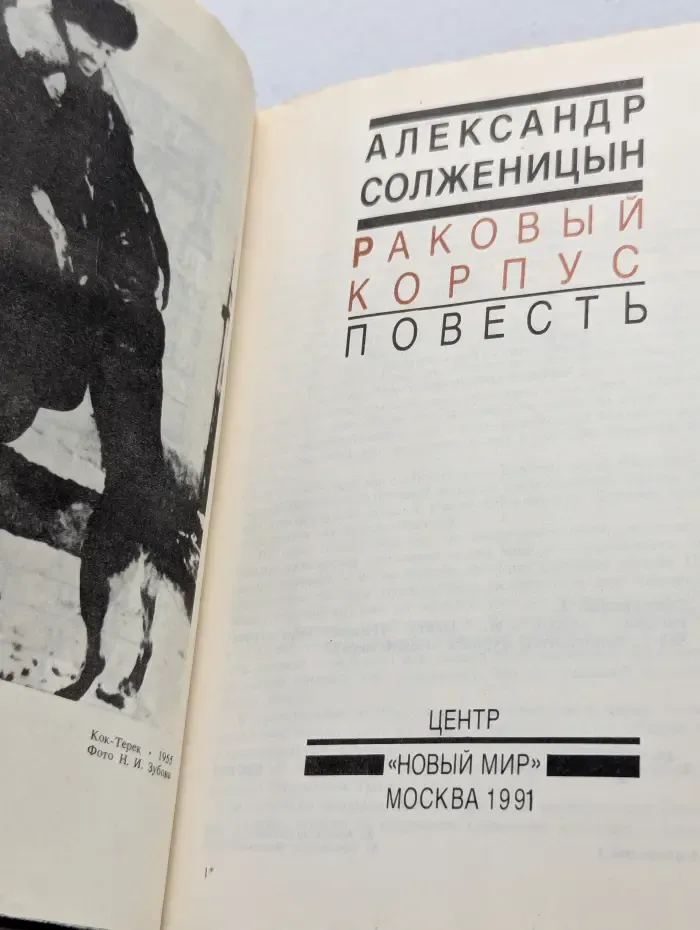 Библиотека журнала Новый мир. Раковый корпус