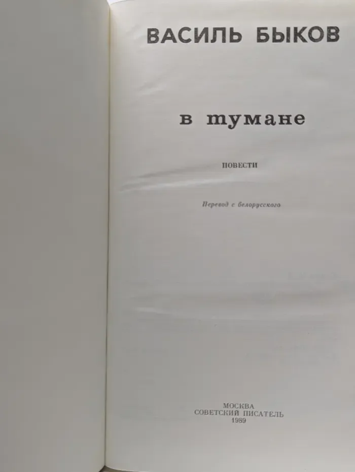 В тумане
