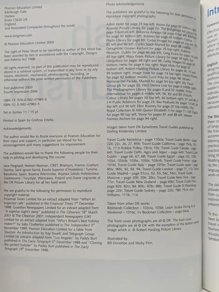 English for International Tourism. Intermediate Students' Book