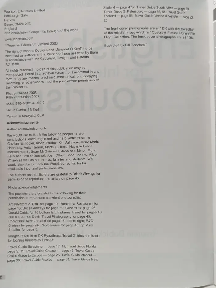 English for International Tourism. Pre-intermediate Students' Book. Английский для международного туризма. Учебник для уровня Pre‑Intermediate