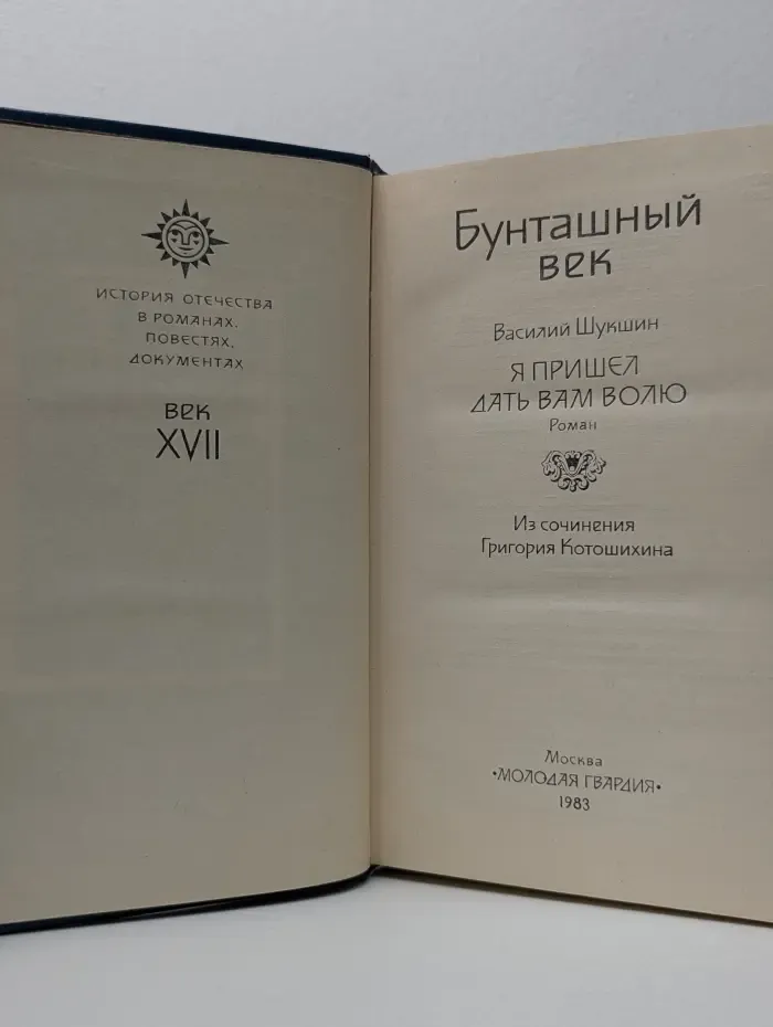 История Отечества в романах, повестях, документах. Бунташный век
