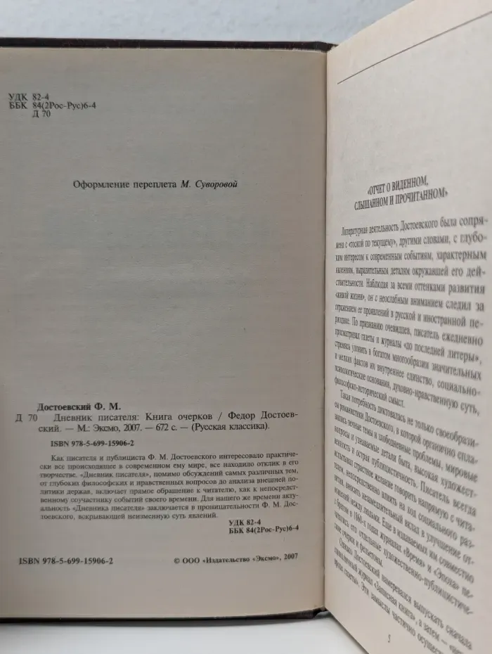 Дневник писателя