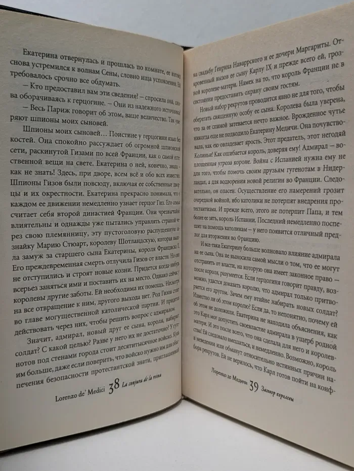 История в романе. Заговор королевы