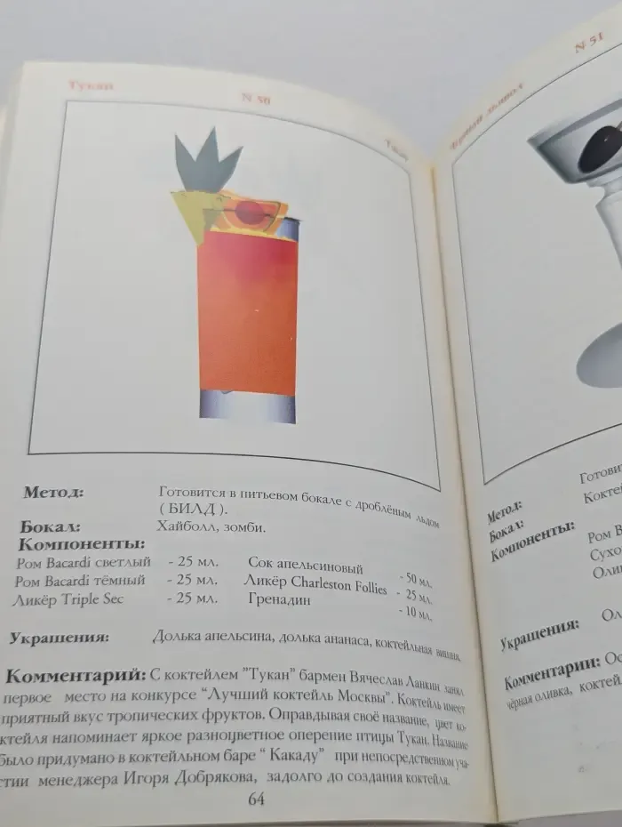 Коктейли для бара и для дома