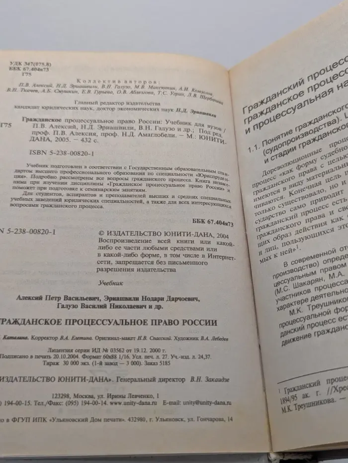 Гражданское процессуальное право России
