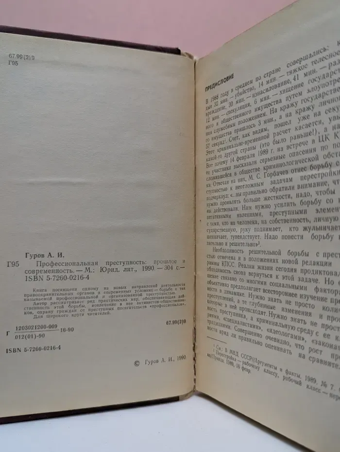 Профессиональная преступность. Прошлое и современность