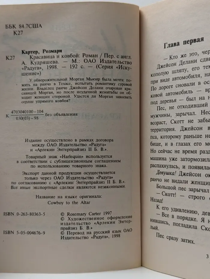 Искушение. Красавица и ковбой