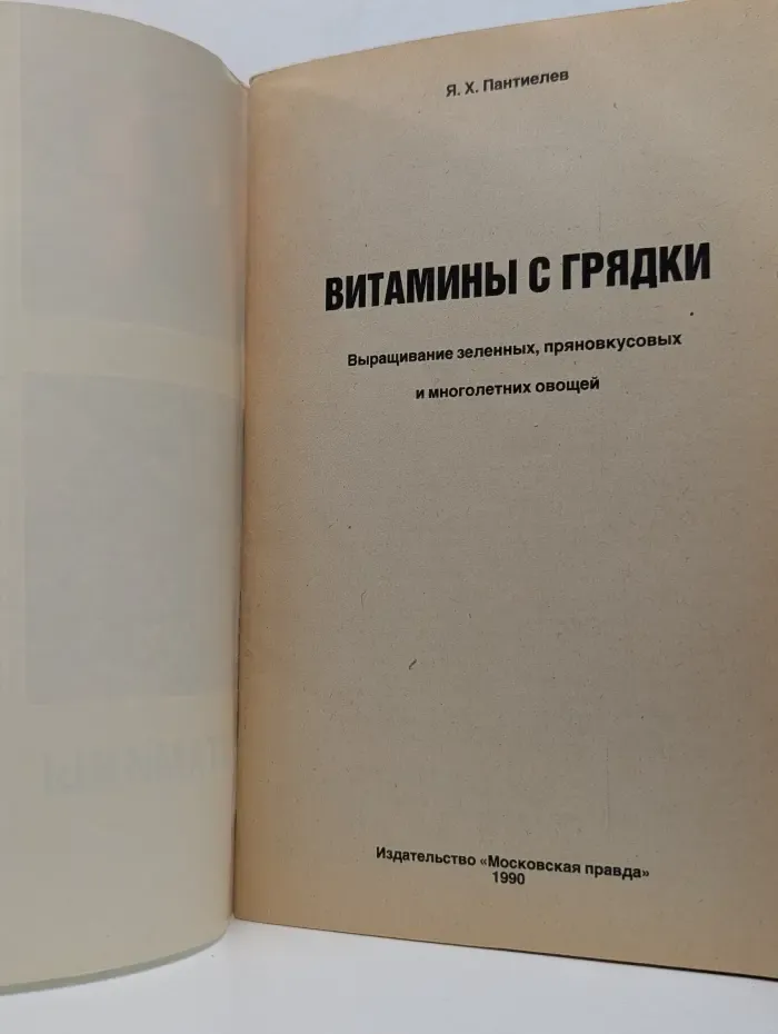 Витамины с грядки