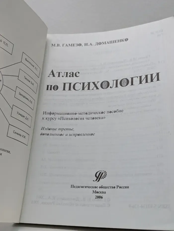 Атлас по психологии. Информационно-методическое пособие