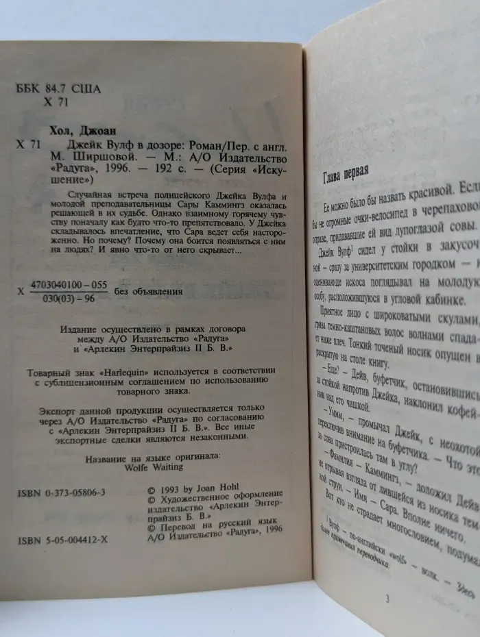 Искушение. Джейк Вулф в дозоре
