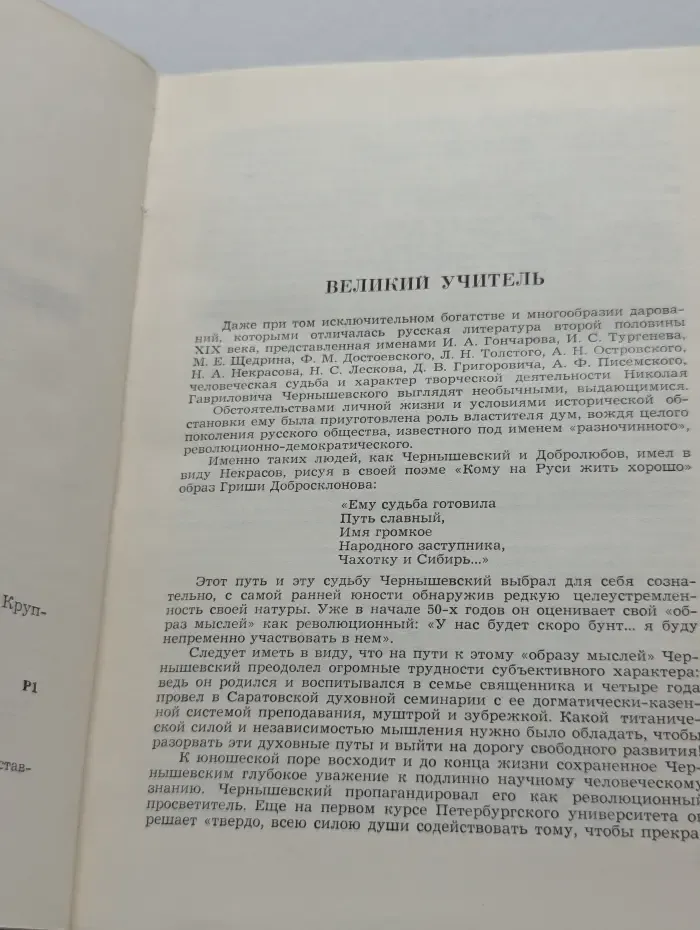 Школьная библиотека. Н. Чернышевский. Избранное