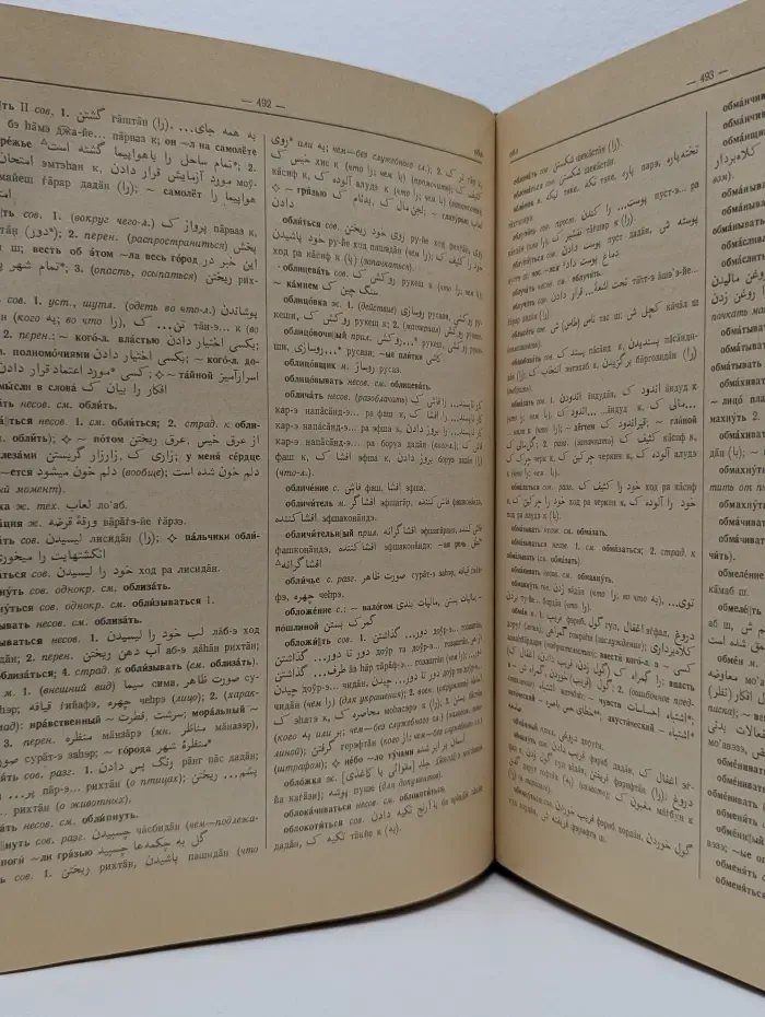 Русско-персидский словарь. С приложением краткого очерка Основные русско-персидские грамматические соответствия