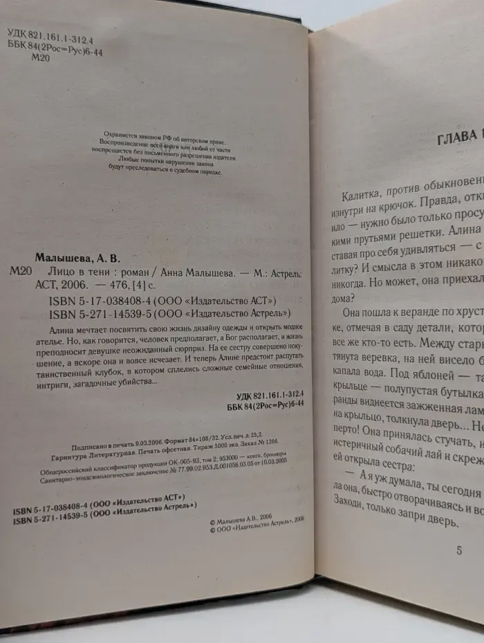 Лицо в тени