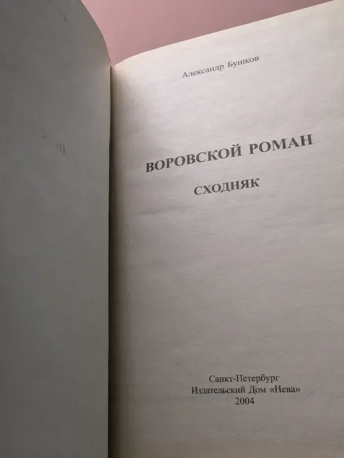 Воровской роман. Сходняк