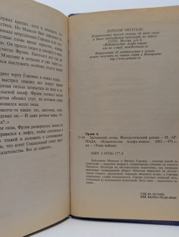 Тени войны. Застывший огонь