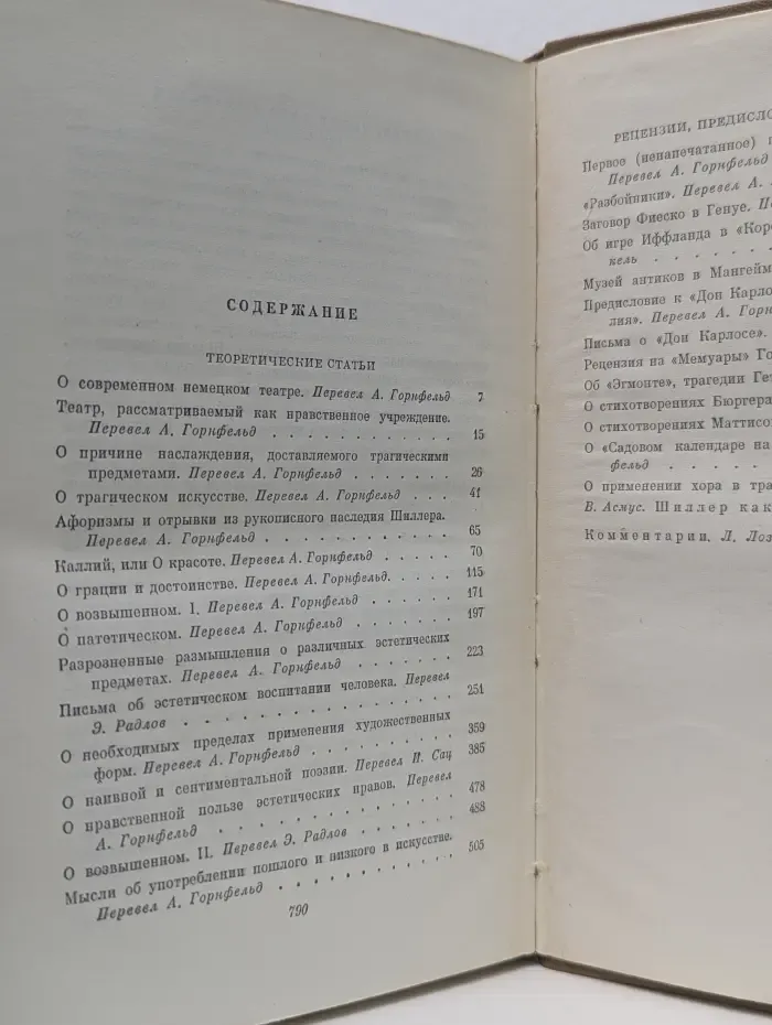 Фридрих Шиллер. Собрание сочинений в 7 томах. Том 6. Статьи по эстетике