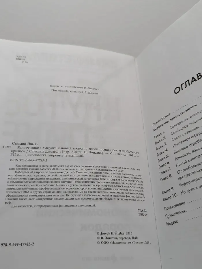 Крутое пике. Америка и новый экономический порядок после глобального кризиса