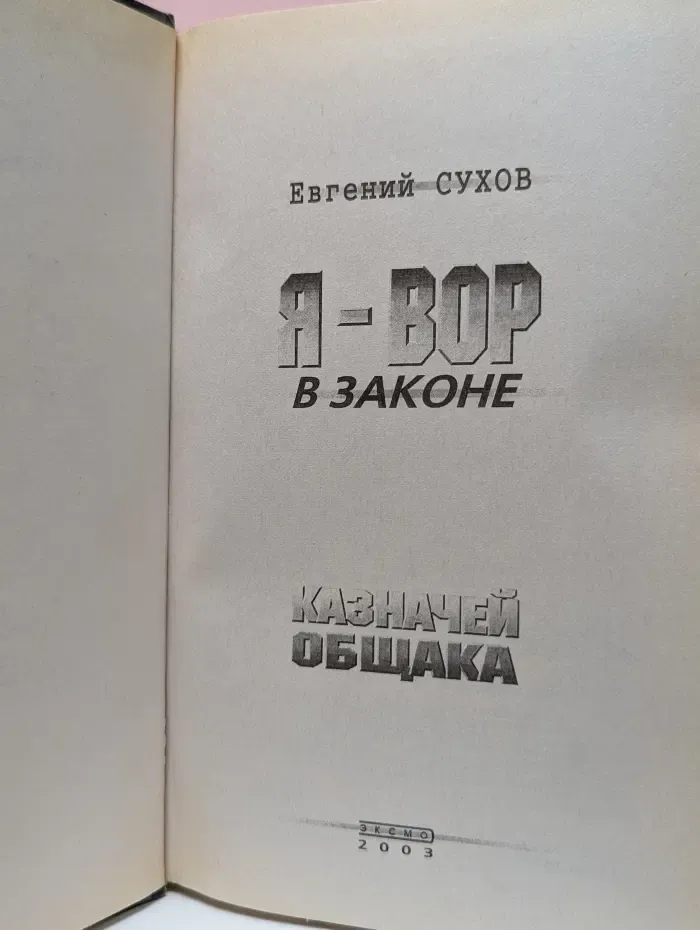 Я-вор в законе. Казначей общака