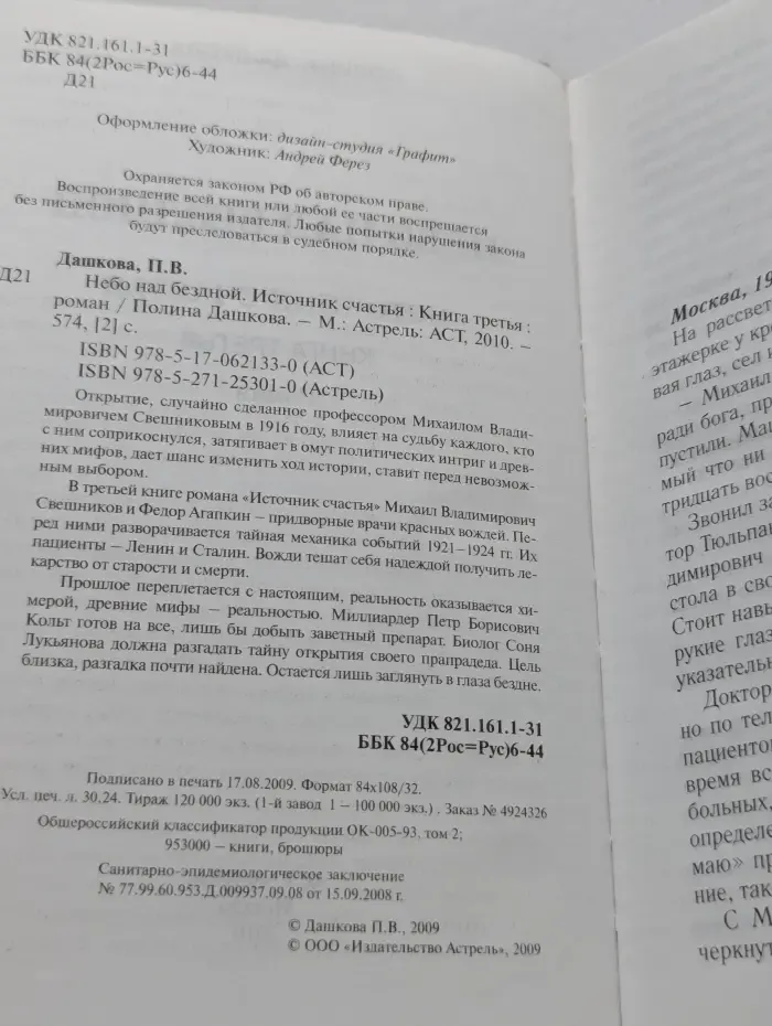 Небо над бездной. Источник счастья. Книга 3