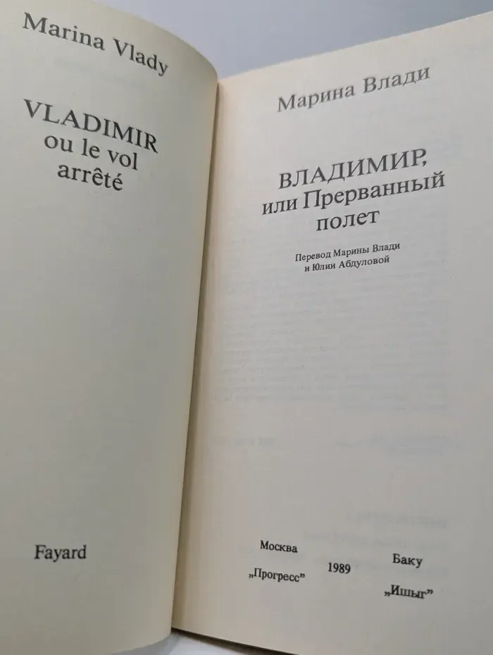 Владимир, или Прерванный полет