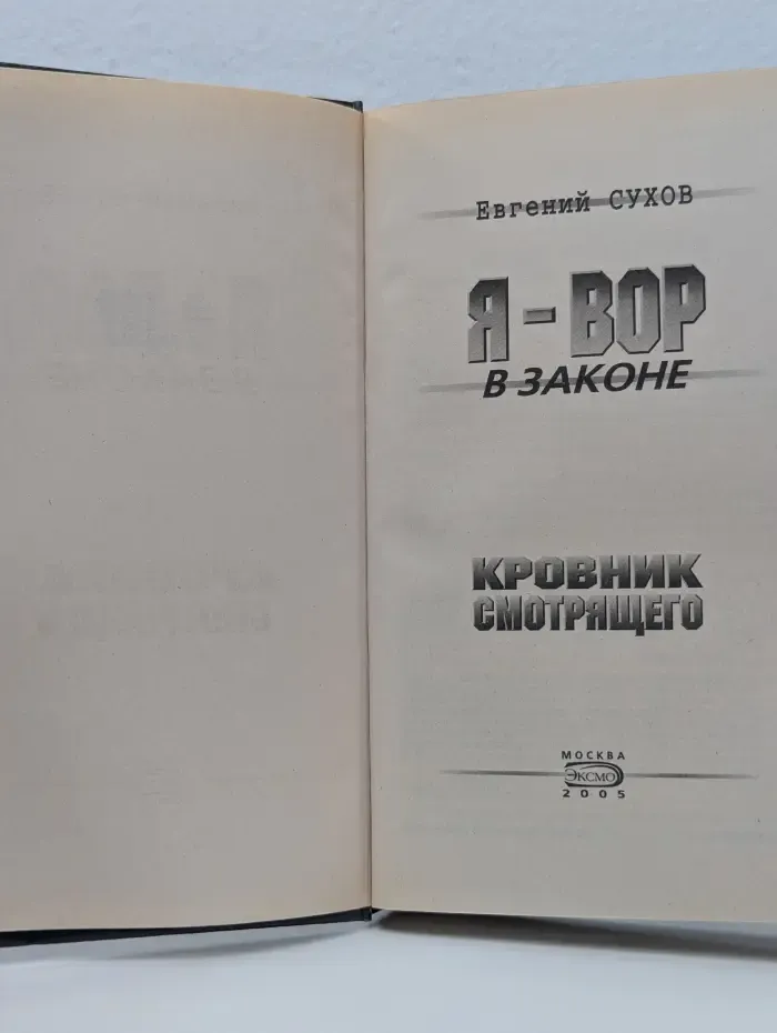 Я - вор в законе. Кровник смотрящего