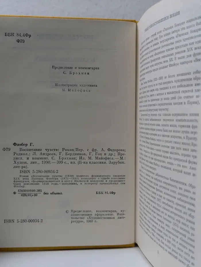 Библиотека классики. Зарубежная литература. Воспитание чувств
