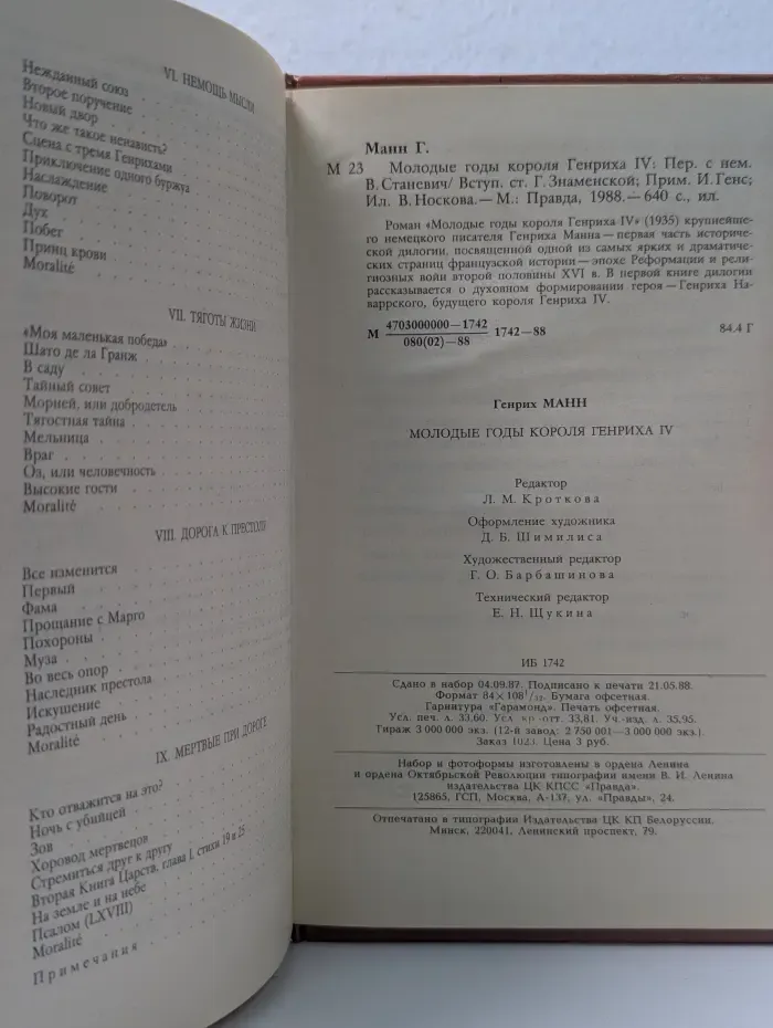 Молодые годы короля Генриха IV