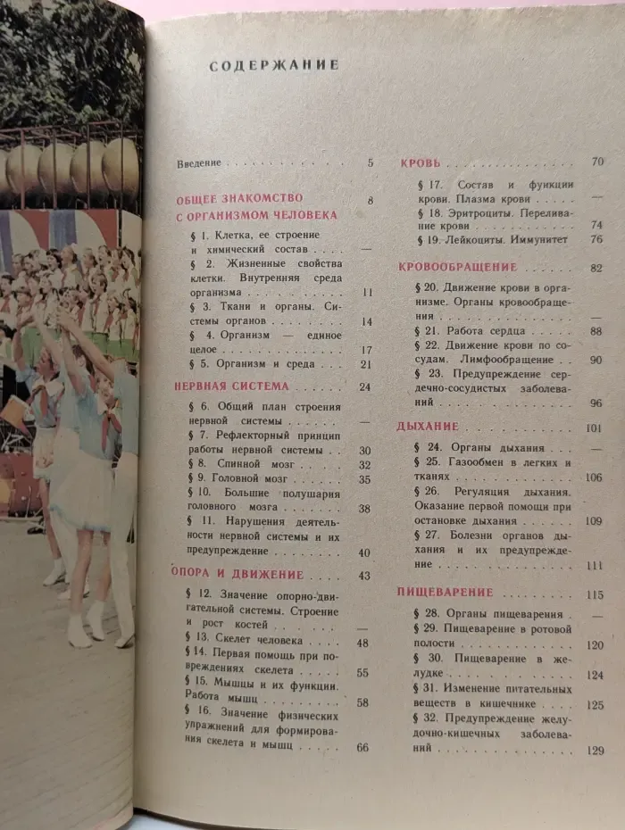 Человек. Анатомия, физиология, гигиена