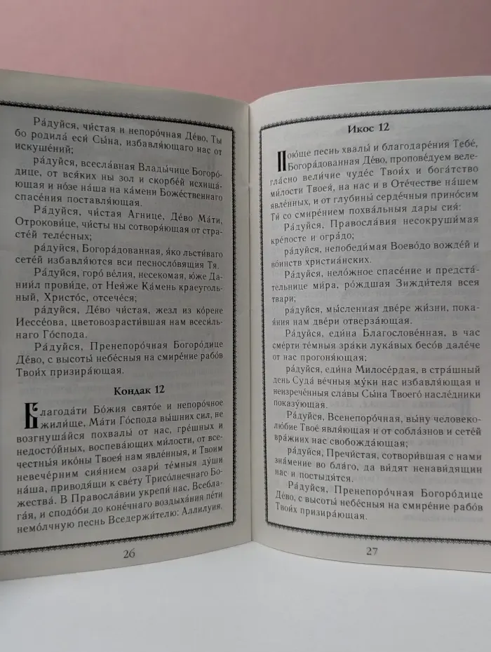 Акафист Пресвятой Богородице пред чудотворной Ее иконой, именуемой Призри На Смирение