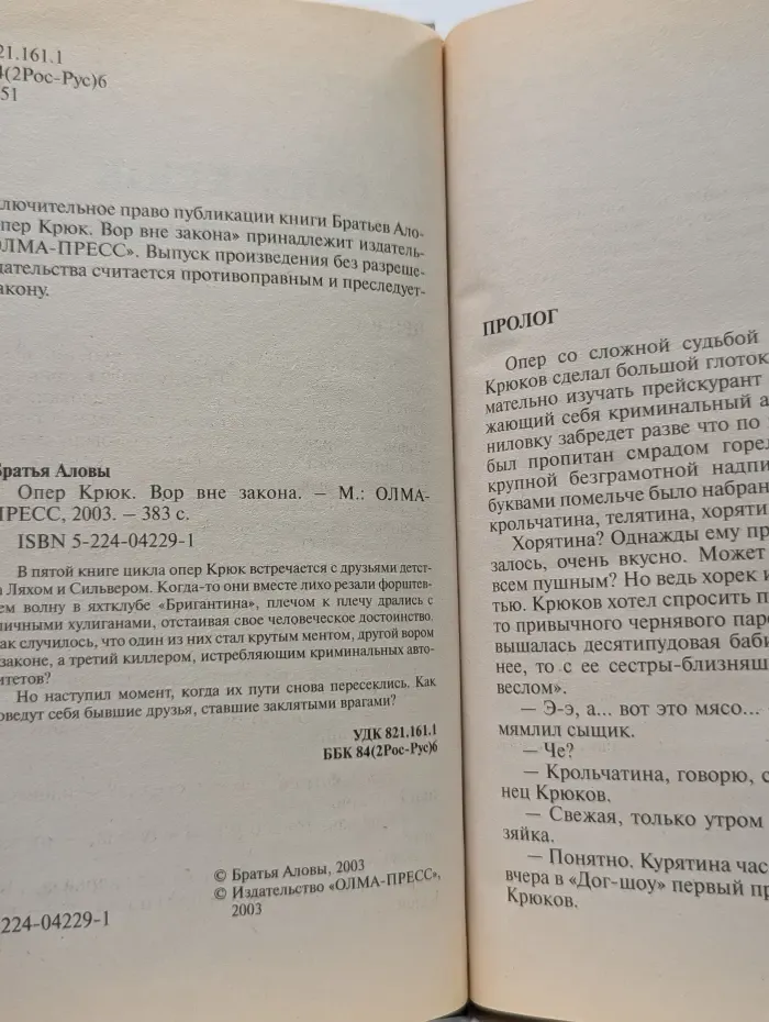 Опер Крюк. Вор вне закона