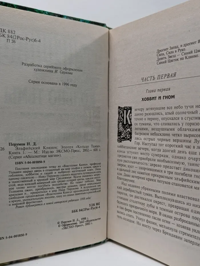 Абсолютная магия. Эльфийский клинок. Кольцо Тьмы. Книга 1