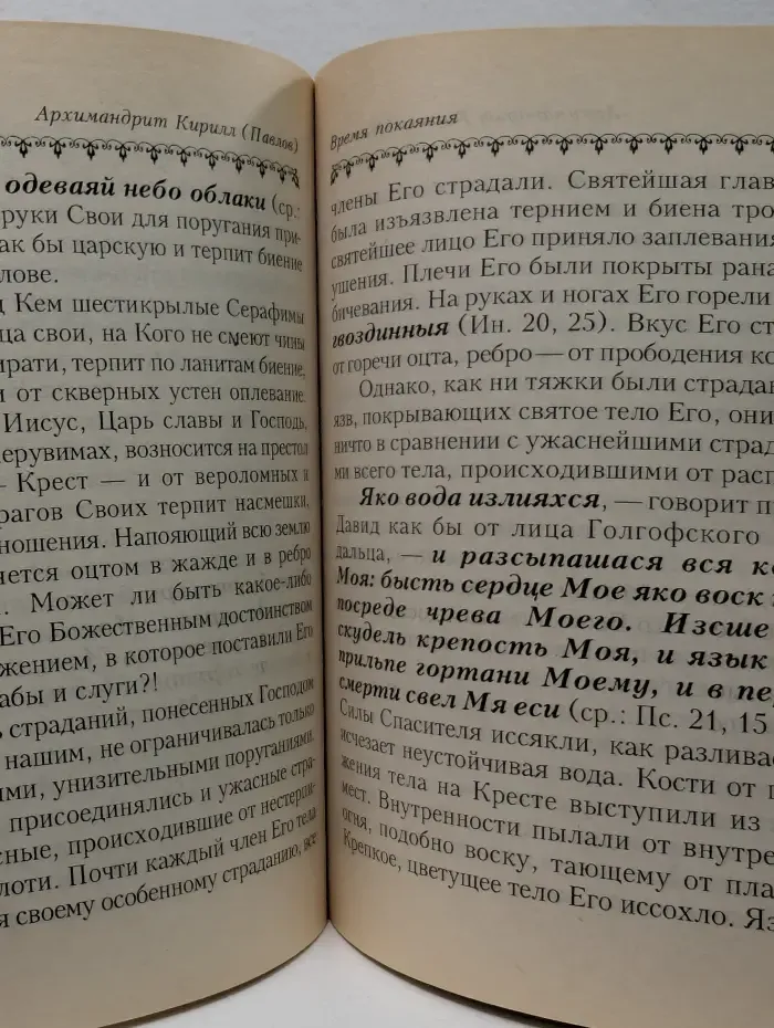 Время покаяния. Проповеди
