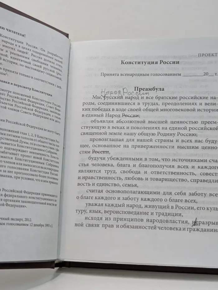 Конституция России (проект)