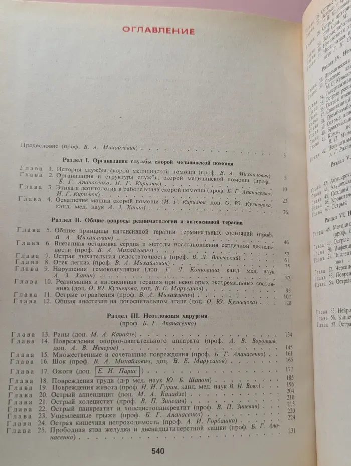 Руководство для врачей скорой помощи
