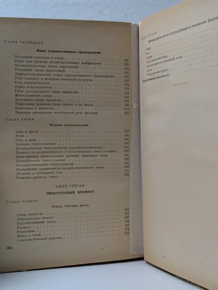 Теория литературы. Основы науки о литературе