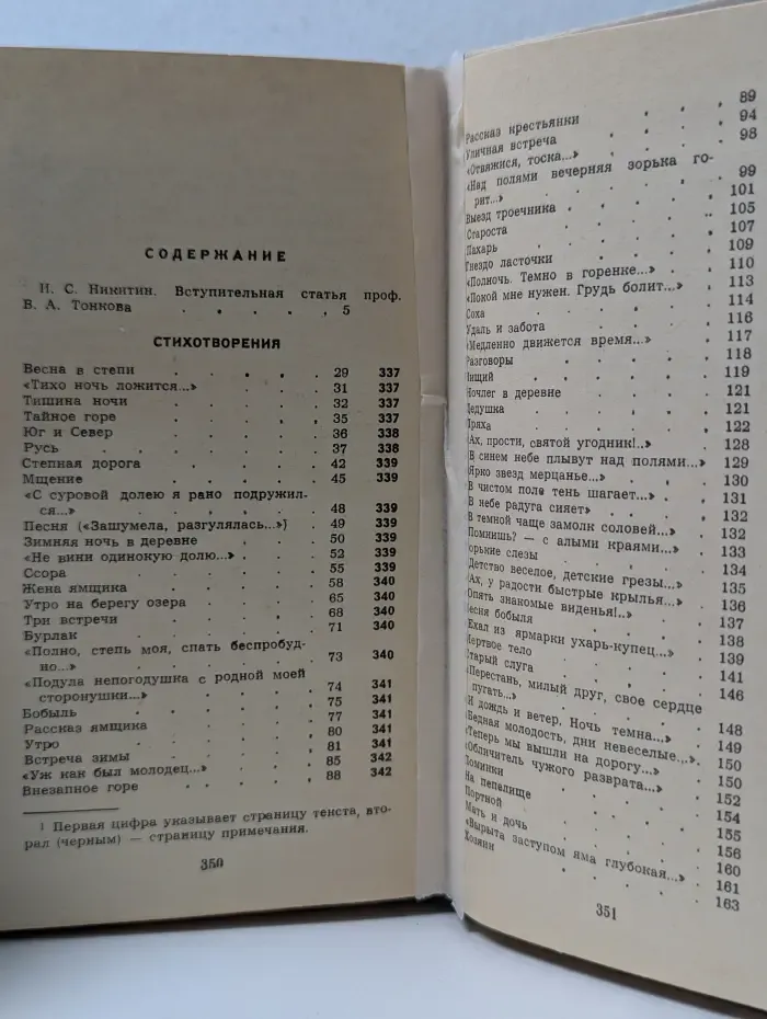 И. С. Никитин. Избранные произведения