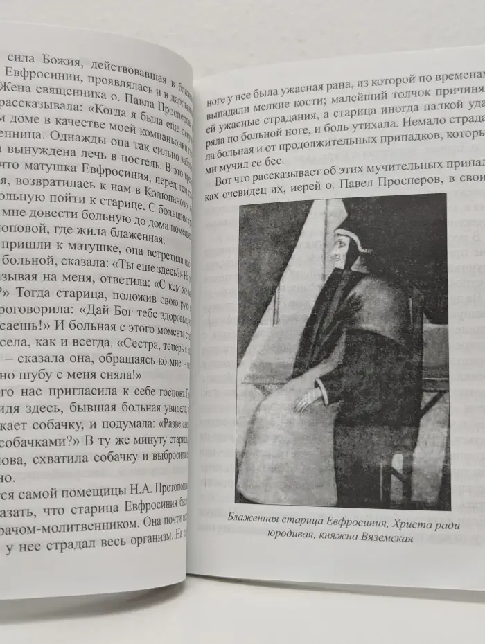 Жизнеописание преподобной и прозорливой старицы Евфросинии, Христа ради юродивой, княжны Вяземской, фрейлины императрицы Екатерины II