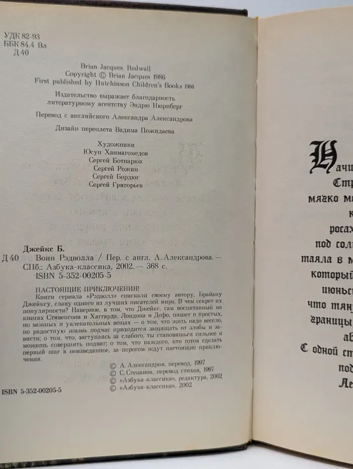 Рэдволл. Воин Рэдволла