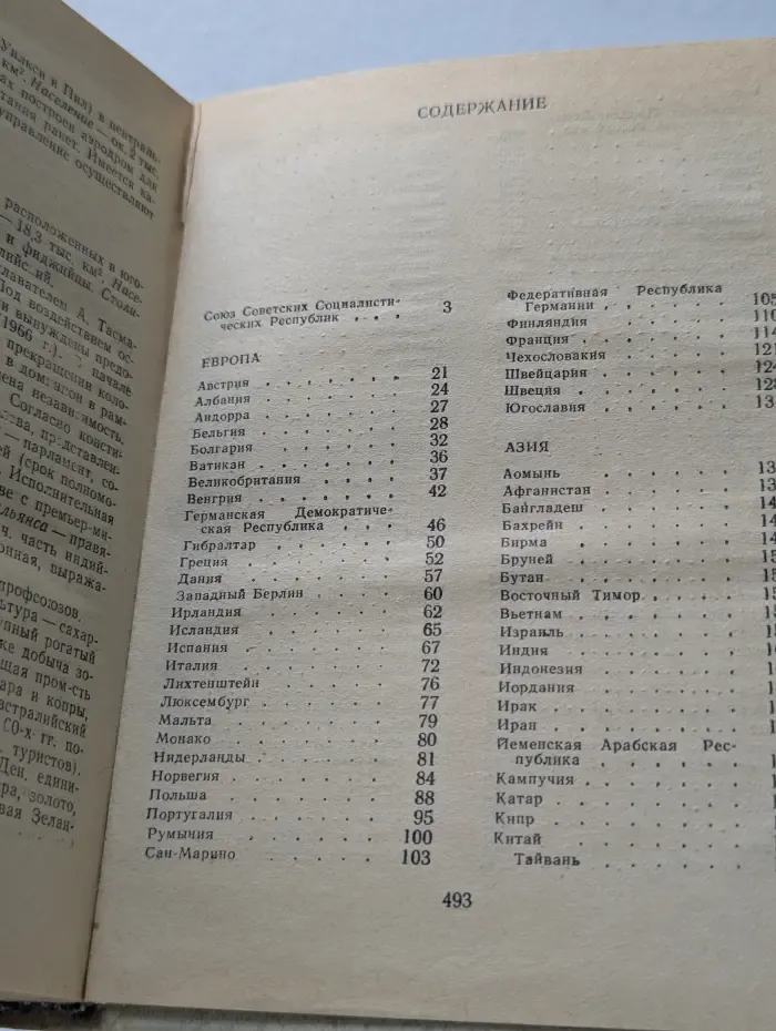 Страны мира. Краткий справочник. 1985