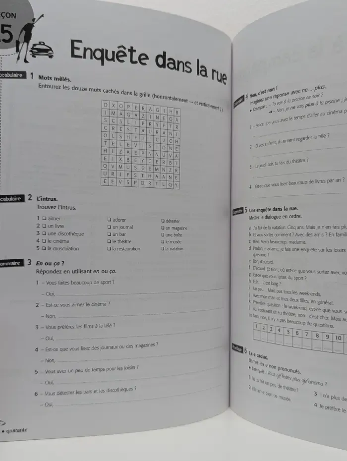 Taxi! Methode de francais 1, Cahier d'exercices. Французский язык. Рабочая тетрадь