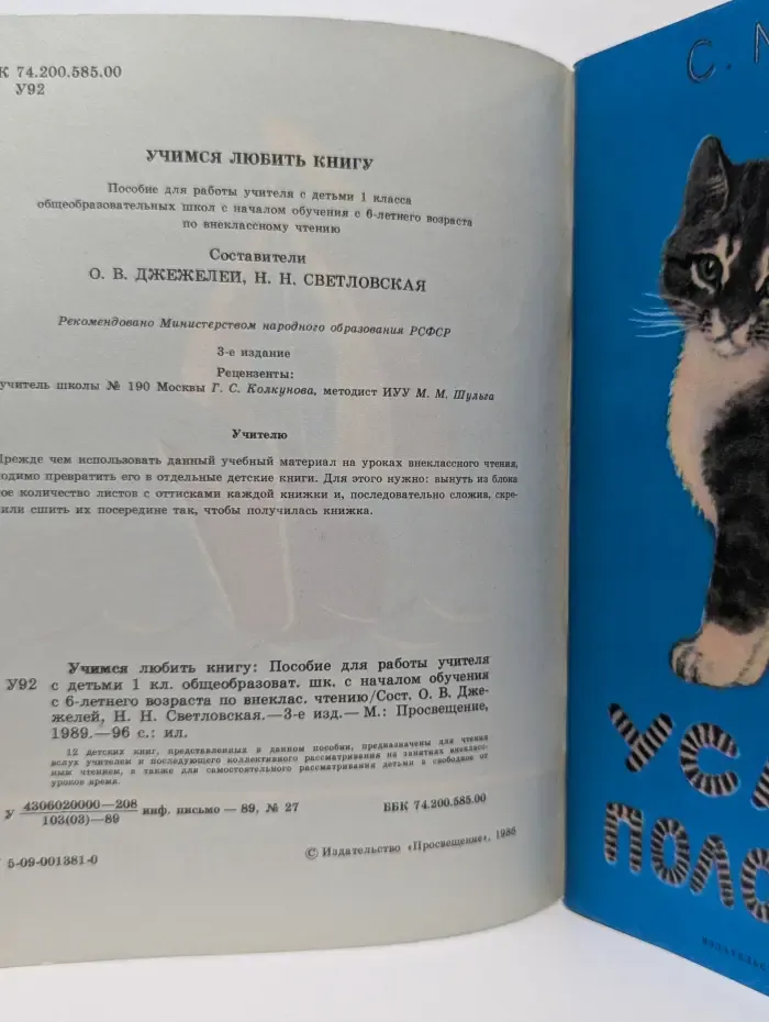 Учимся любить книгу