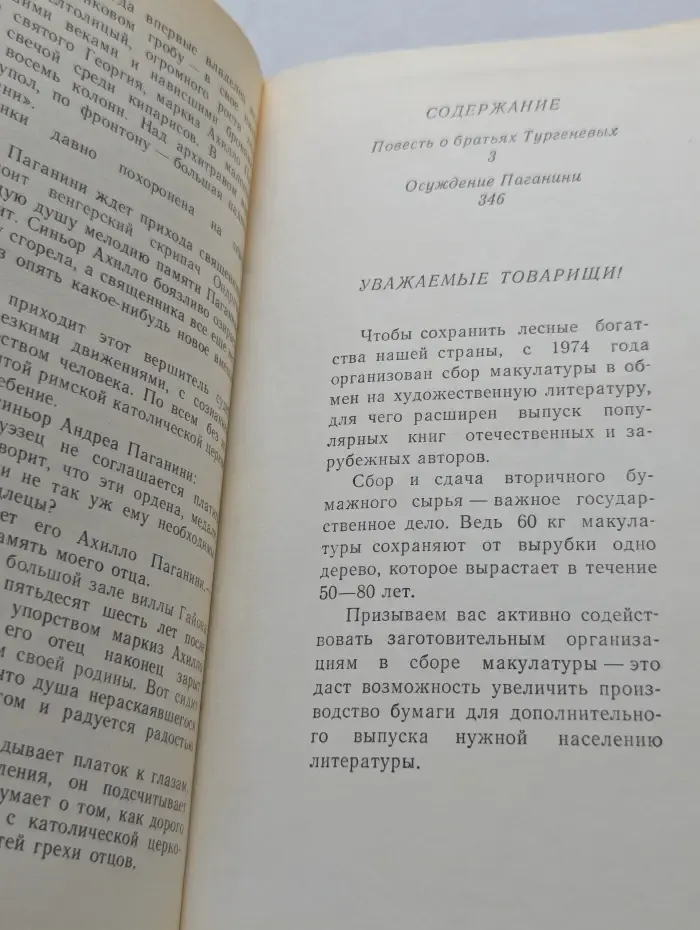 Повесть о братьях Тургеневых. Осуждение Паганини
